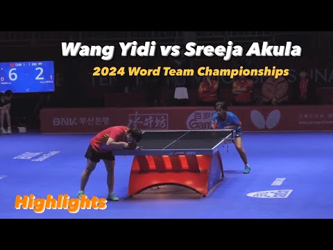 The Power of LONG PIPS! India’s Sreeja Akula 3-0 Shocking Victory Against WORLD NO.3 Wang Yidi! 😱