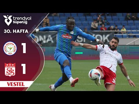 Vestel | Çaykur Rizespor (1-1) Sivasspor - Highlights/Özet | Trendyol Süper Lig - 2024/25
