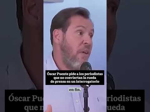 ⚠️ ÓSCAR PUENTE frena a los PERIODISTAS: «No conviertan esto en un interrogatorio» 🚅🎙️