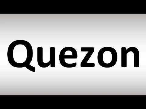 How to Pronounce Quezon