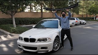 How to Replace a BMW E46 M3s Windshield Plastic Thingy! (aka the windshield cowl)