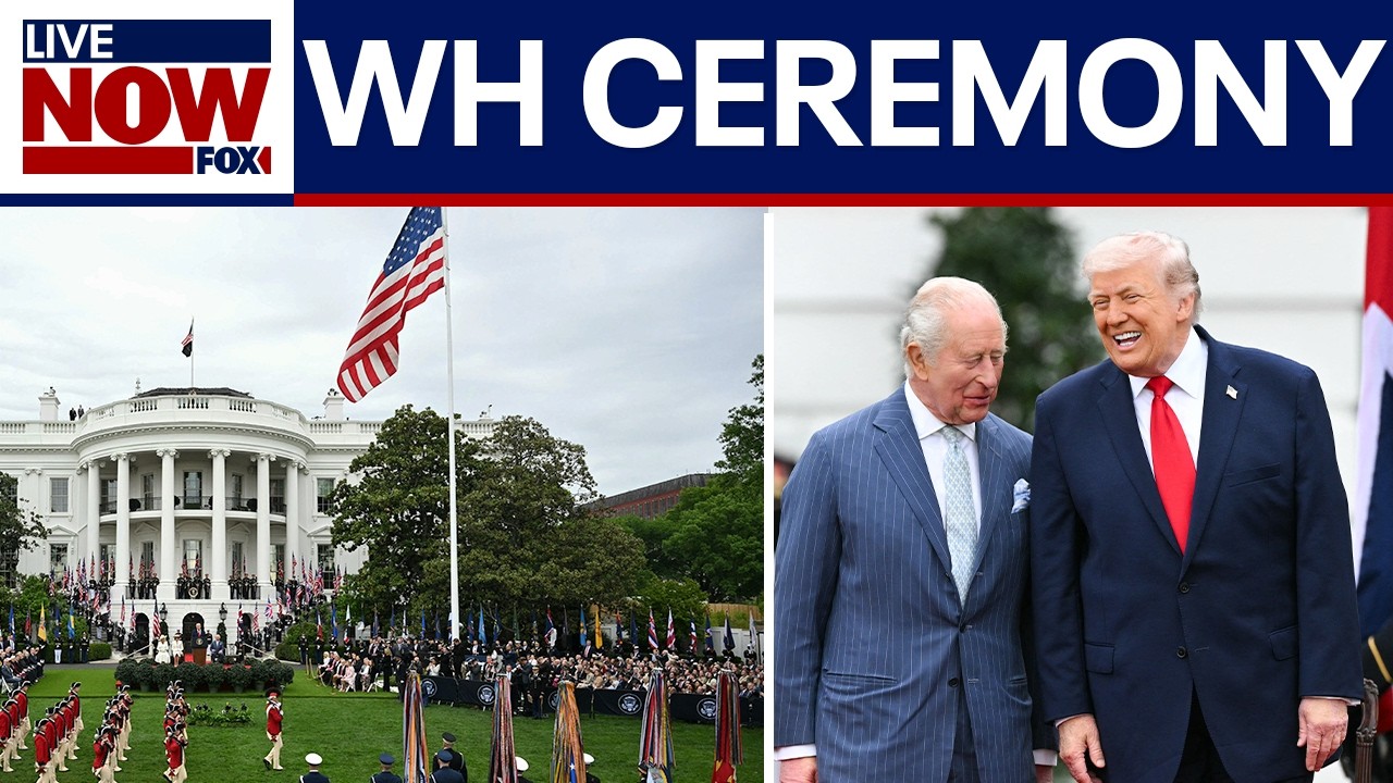 Trump welcomes King Charles to White House