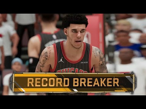 NBA 2K21 Lonzo Ball My Career Ep. 11 - Lonzo Sets an NBA Record!