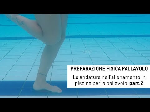 Preparazione Fisica Pallavolo allenamento in piscina per la pallavolo andature 002