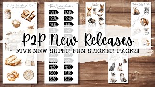 P2P NEW RELEASE! 🤩 FIVE New Sticker Packs to Share - Tons of Pets, Sourdough & Time Labels! 🎉