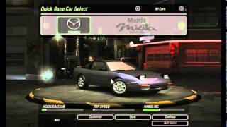 NFS Underground 2 - Unlock Regional Cars