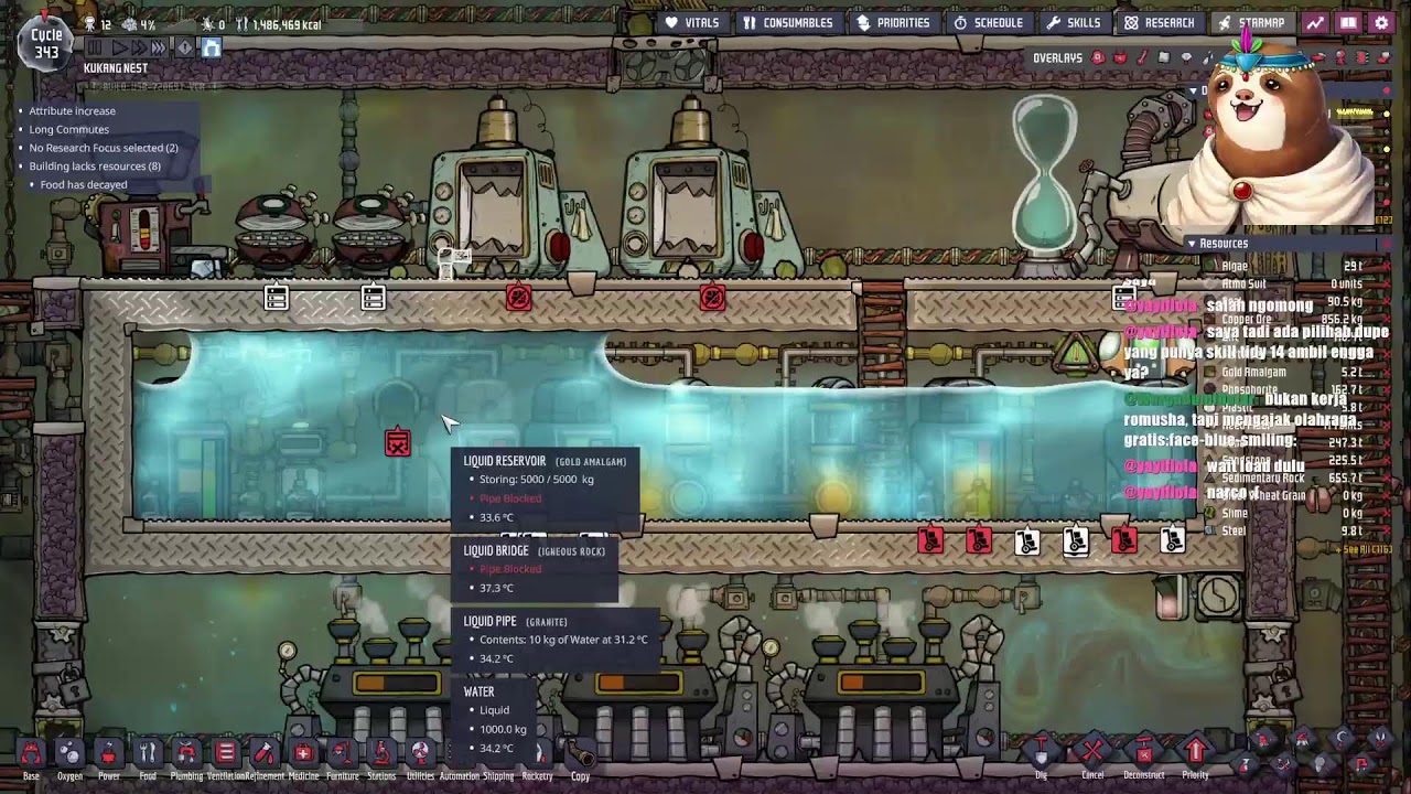 BAK lebih penting daripada cuci tangan di game ini | OXYGEN NOT INCLUDED