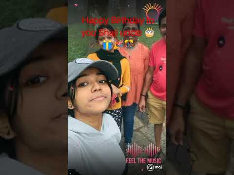 happy Birthday to you Shaji uncle 🎂🎁🎉🎊