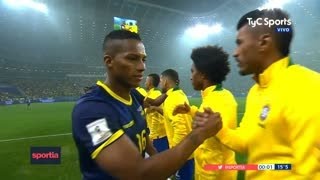 Brasil 2 - Ecuador 0 (Ecuador quedó octavo)