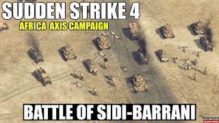 Sudden Strike 4 Africa Desert DLC | Axis Campaign | Battle of Sidi-Barrani