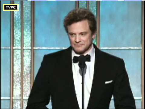 Colin Firth ganador Globo de oro 2011 Mejor actor Dramático