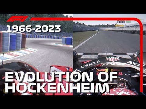 Evolution Of F1 Cars Around Hockenheim (F1 1966 - 2023)