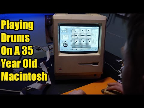 Programming Drums On A Vintage Macintosh With MacDrum