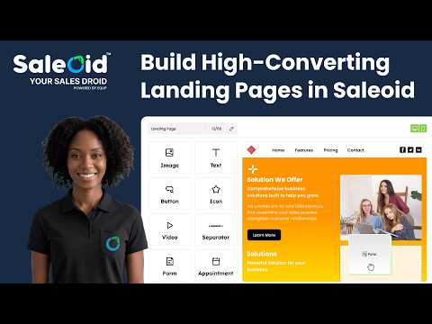 Build High-Converting Landing Pages in Saleoid