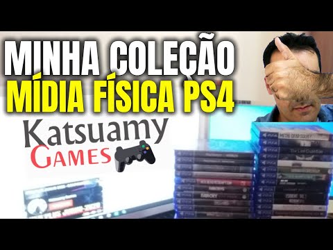Jogos de PS4 em mídia física - Minha coleção!