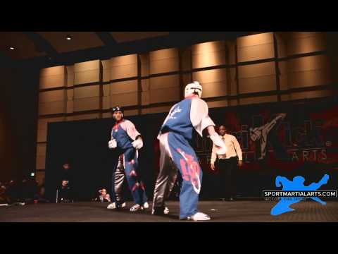 Jason Grenier vs Avery Plowden - Men's Sparring Final - Amerikick Internationals 2014