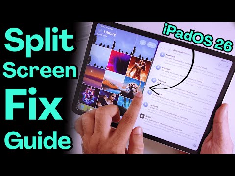 How to Fix Split Screen Not Working on iPad in iPadOS 26 | Use Split View
