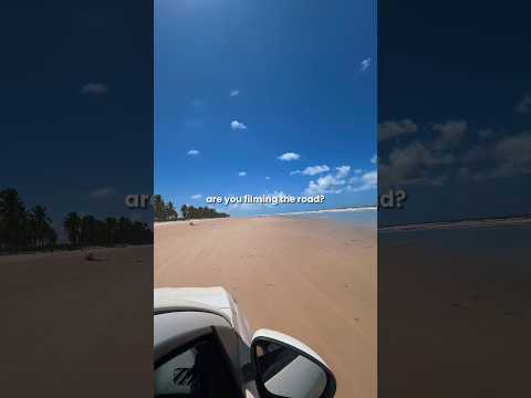 Are you filming the road? Always. 🌴🌊Canavieiras, Brasill 🇧🇷 #Canavieiras #Bahia #Brasil #travel