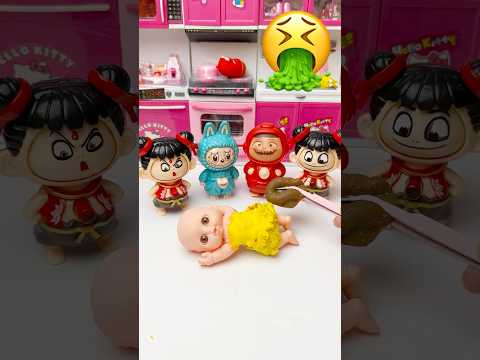 Satisfying with Unboxing Nezha & Labubu Toys ASMR Videos Part 13 #nezha  #toyunboxing