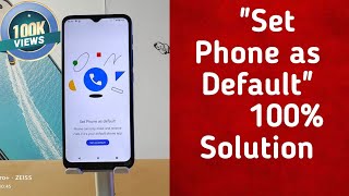 Set Phone as Default problem solution| How to fix set as default problem