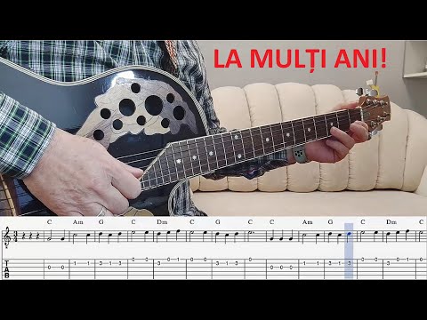 La mulți ani la chitară – Cântec ușor pentru începători