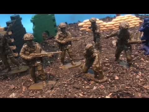 Airfix army men review: Airfix 1/32 British Paratroopers and German Infantry