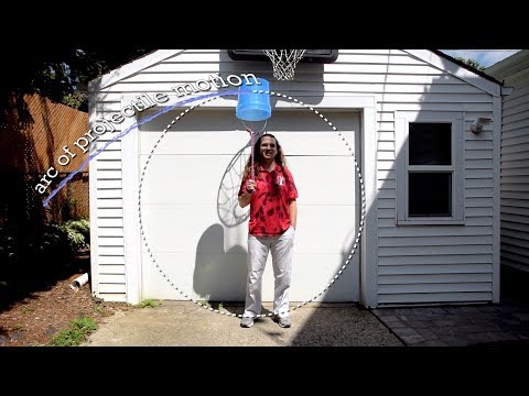 Demonstrating Why Water Stays in a Bucket Revolving in a Vertical Circle