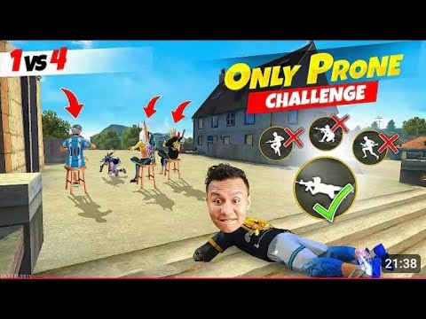 Hardest 😰 Challenge Ever Snake Found In Free Fire 😅 Only Prone Challenge - Tonde Gamer 