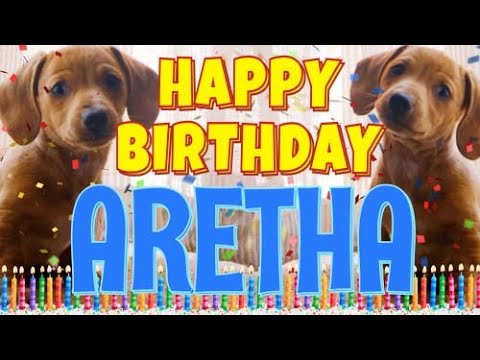 Happy Birthday Aretha! ( Funny Talking Dogs ) What Is Free On My Birthday