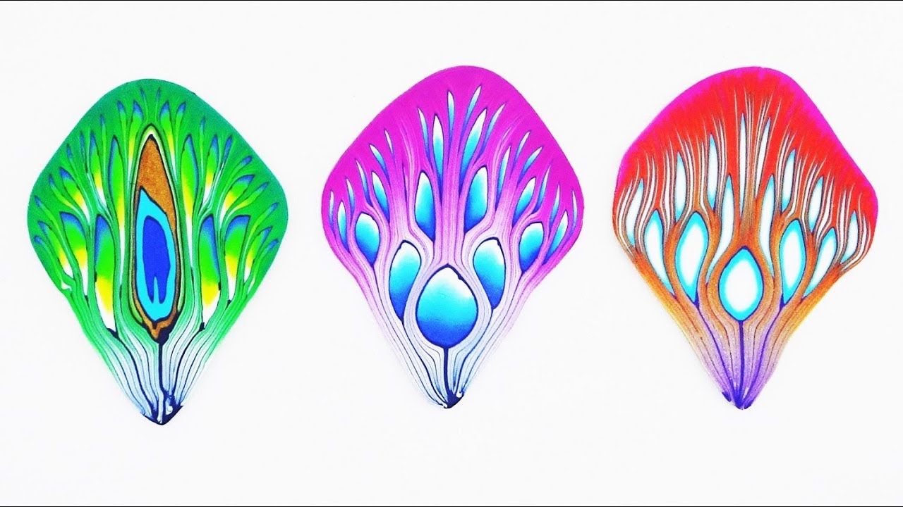 Peacock Petal Cane in Polymer Clay, a Tutorial