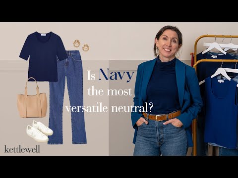 Is navy blue the best neutral for everyone? | the most universal neutral for your capsule wardrobe |