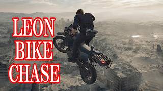 バイオハザードレクイエム 映画のようなバイクチェイス！_RESIDENT EVIL REQUIEM_LEON BIKE CHASE！