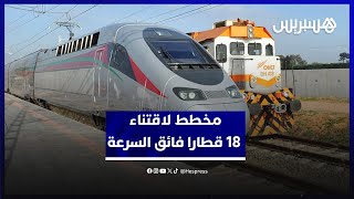 قيوح يكشف مخطط اقتناء 18 قطارا جديدا فائق السرعة استعدادا للمونديال thumbnail
