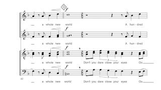 A Whole New World - Drew Ofthe Drew - SATB sheet music