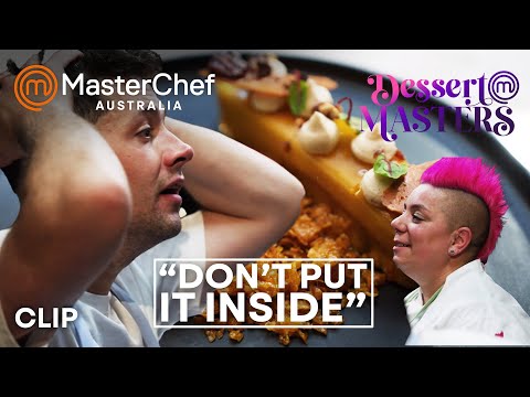 Morgan Doesn't Know What To Do | MasterChef Australia Dessert Masters | MasterChef World