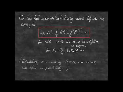 Dr. Clifford Johnson (USC) "Quantum gravity microstates from Fredholm determinants."