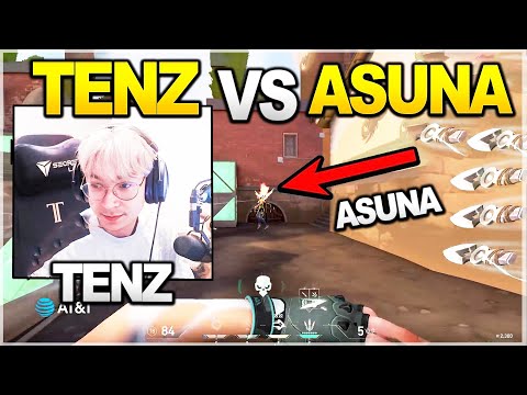TenZ Makes 100T Asuna Surrender 2 Times In A Row in OTV Tournament! (valorant)