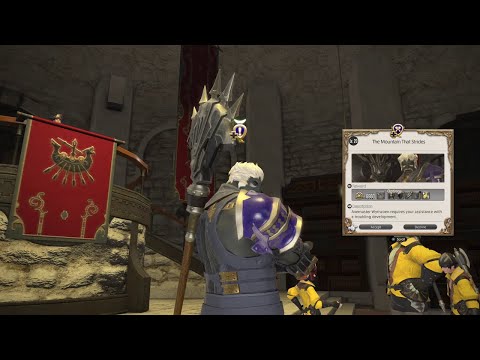 FFXIV Marauder Class Quest: The Mountain That Strides