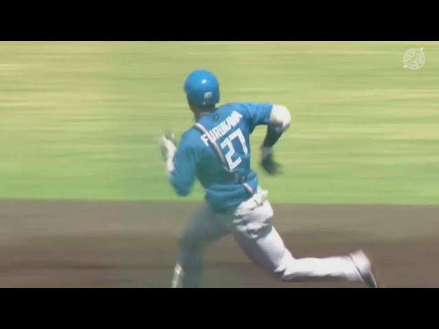 【ファーム】ファイターズ・古川裕大 センターオーバーの3ベースヒット!! 2022年6月29日 千葉ロッテマリーンズ 対 北海道日本ハムファイターズ