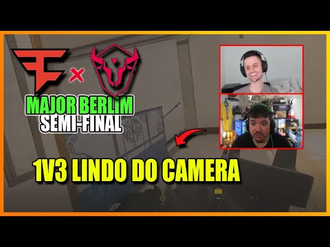 A REAÇÃO DO RAZAH E DO GAULES PARA O CLUTCH INSANO DO CAMERAMAN - R6 CLIPS
