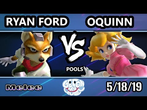 GOML 2019 SSBM - Ryan Ford (Fox) Vs. oquinn (Peach) Smash Melee Tournament Pools