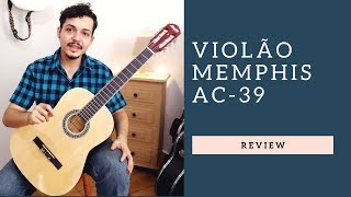 Video thumbnail for Violão Memphis Ac-39, instrumento de entrada, review, prós e contras by Zanton - Professor de Violão Online