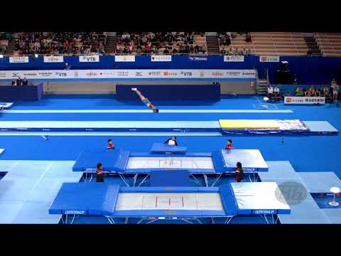 AQUINO Bernardo (ARG) M - 2019 Trampoline Worlds, Tokyo (JPN) - Qualification Trampoline R2
