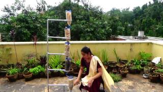 Cleaning dirty water using corn cobs-Lalita Prasida Sripada Srisai