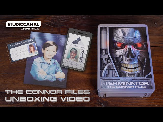 Vídeo relacionado con Doctor Collector Terminator The Connor Files Kit, Edición de Colección Oficial con Accesorios exclusivos en Caja de Metal