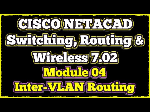 NETACAD Switching, Routing, and Wireless Essentials 7.02, 📡 Module 4: Inter-VLAN Routing