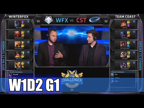 Winterfox vs Coast | S5 NA CS Summer 2015 Week 1 Day 2 | WFX vs CST W1D2