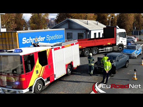 ETS2 EuRoadNet - Berlin nach Forst mit dem GLIEDERZUG [2316] EURO TRUCK SIMULATOR 2