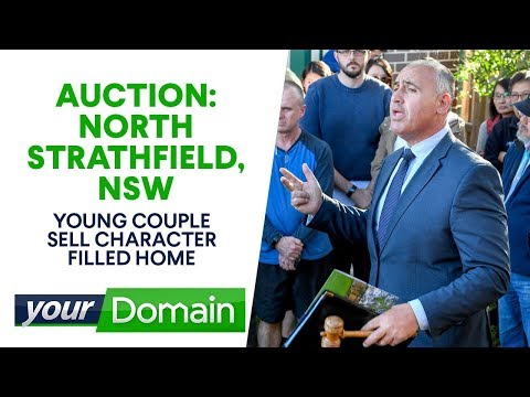 Young couple's surprise windfall at their North Strathfield  auction | Your Domain