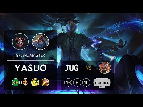 Yasuo Jungle vs Qiyana - BR Grandmaster Patch 9.23